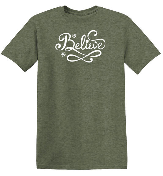 Believe Christmas Trendy T Shirt