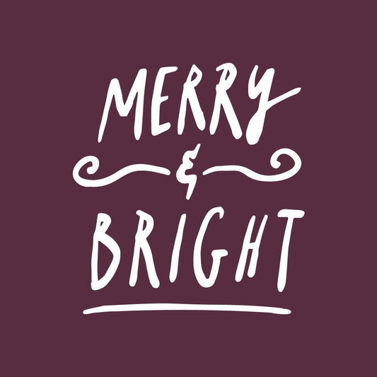 Funny T-Shirts design "Merry and Bright Christmas Tee"