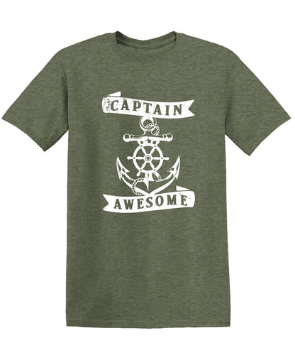 Captain Awesome T Shirt for Mens T-Shirt