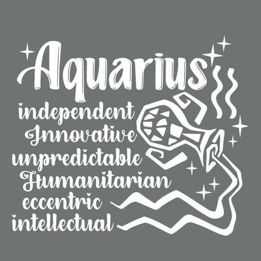 Funny T-Shirts design "AQUARIUS Funny Tee"
