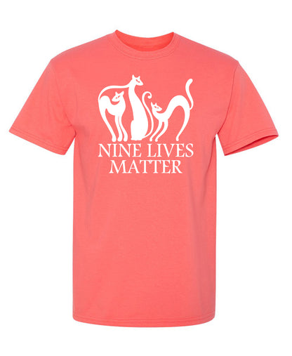 Nine Lives Matter Funny Shirts