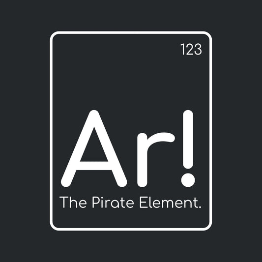 Funny T-Shirts design "Ar! The Pirate Element Tee"