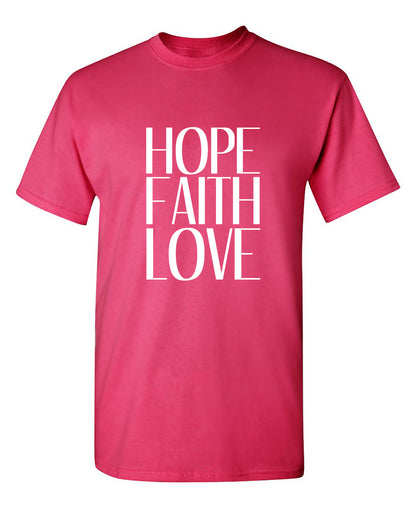 Hope Faith Love, Tee