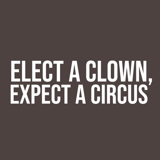 Elect a Clown, Expect a Circus t Shirt