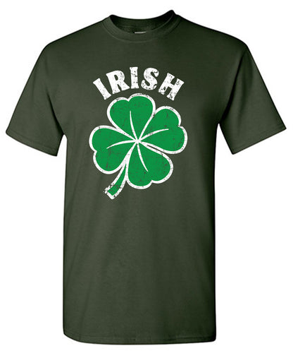 Irish T Shirt Clover Design Tee