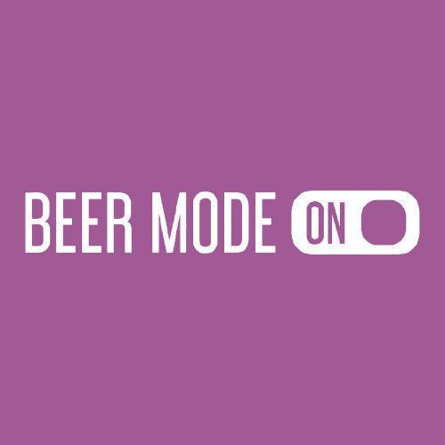 Funny T-Shirts design "Beer Mode ON Funny T Shirt"