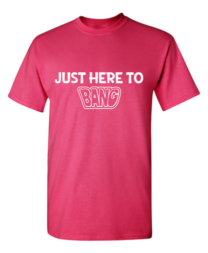 Just here to BANG Funny T Shirt