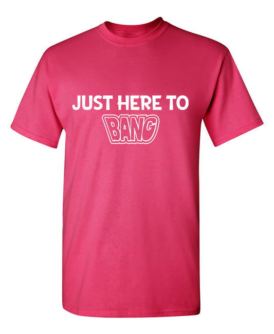 Just here to BANG Funny T Shirt