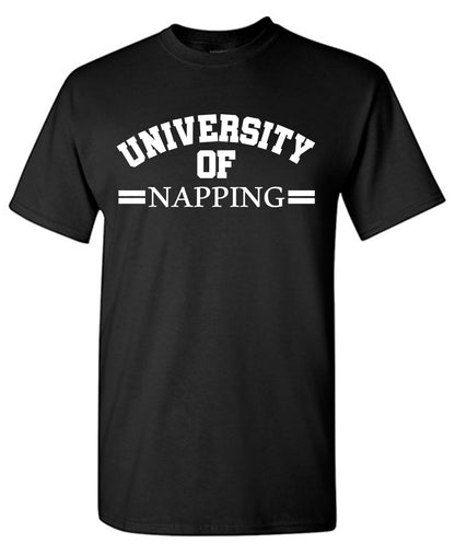 Univeristy of Napping Funny Tee