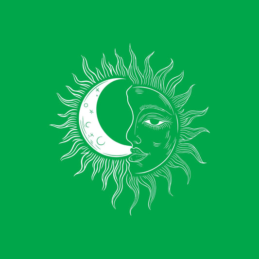 Moon and Sun Artistic Design T Shirt