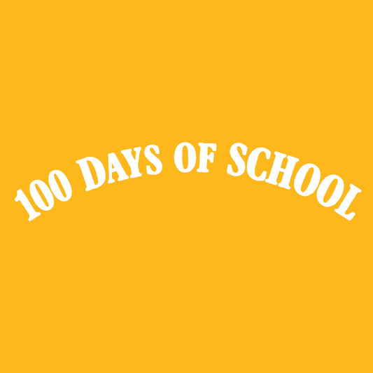 Funny T-Shirts design "100 Days of School Tee"