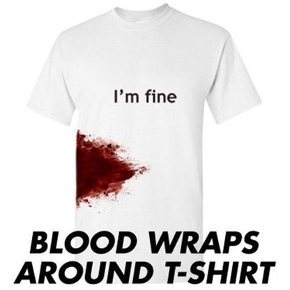 Giftig Tomat pakke I'm Fine T-Shirt - Funny Graphic T-Shirts – Bad Idea T Shirts