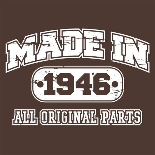 Made in 1946 All Original Parts - Roadkill T Shirts