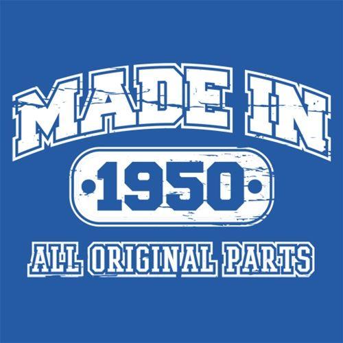 Made in 1950 All Original Parts - Roadkill T Shirts