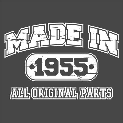 Made in 1955 All Original Parts - Roadkill T Shirts