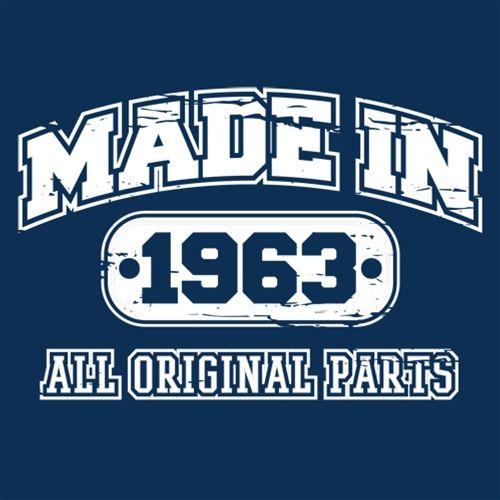 Made in 1963 All Original Parts - Roadkill T Shirts