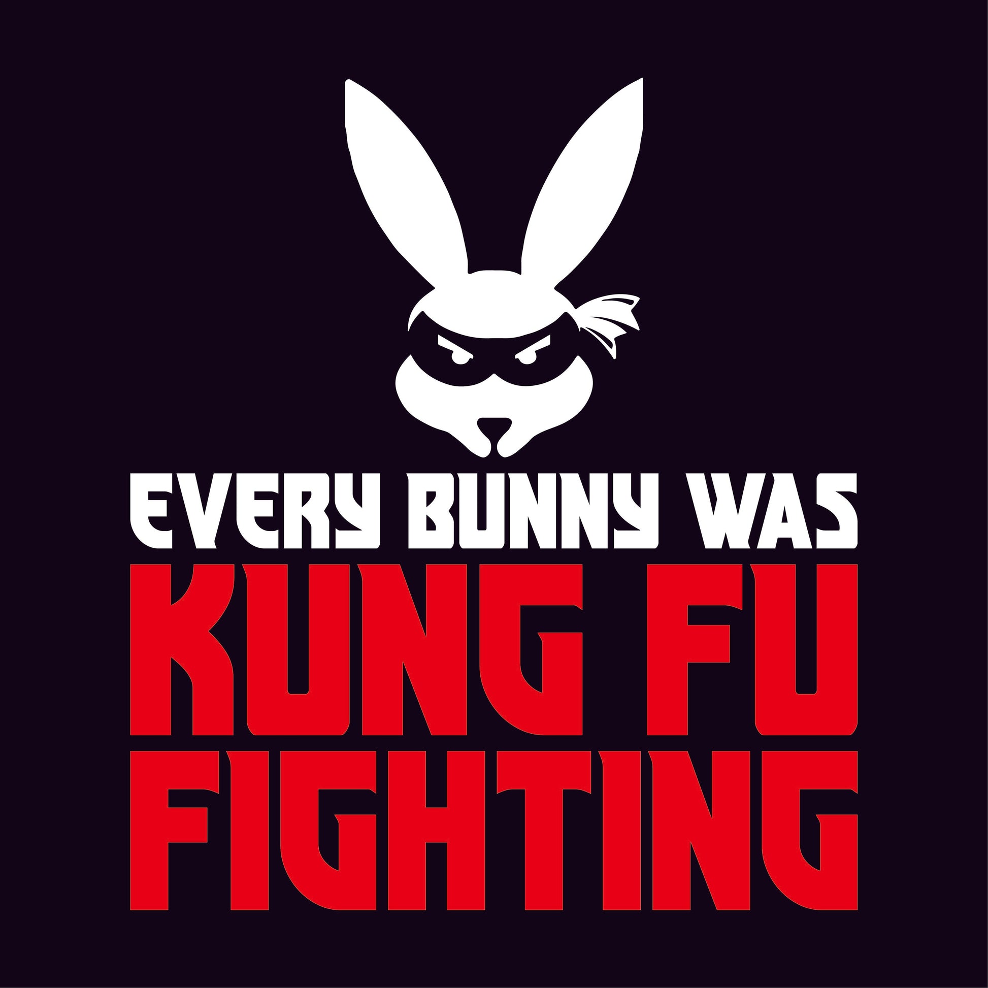 Every Bunny was Kung Fu Fighting - Funny Graphic T Shirts