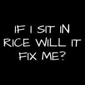 If I Sit In Rice Will It Fix Me 