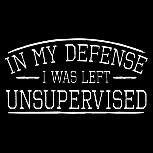 In My Defense I Was Left Unsupervised T-Shirt - Bad Idea T-shirts