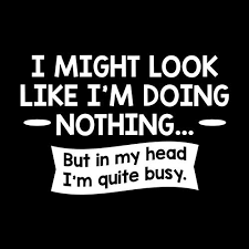 I might Look Like I'm Doing Nothing But In my Head I'm Quite Busy - Roadkill T Shirts