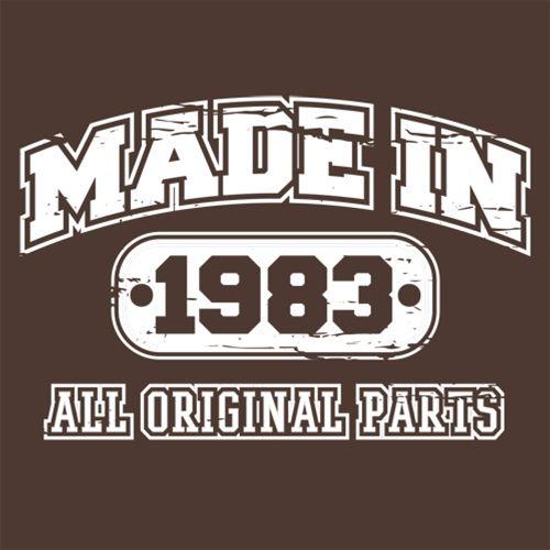 Made in 1983 All Original Parts - Roadkill T Shirts