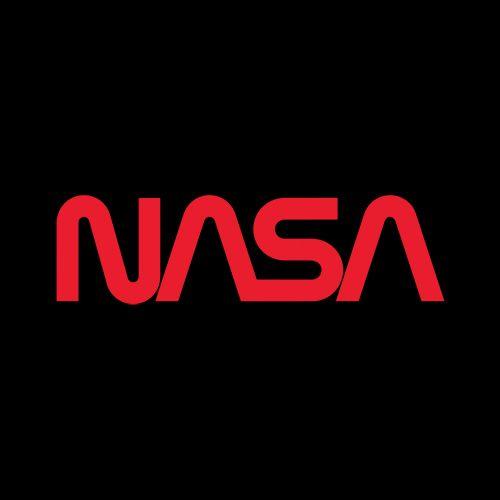 Nasa Worm Logo Black Background