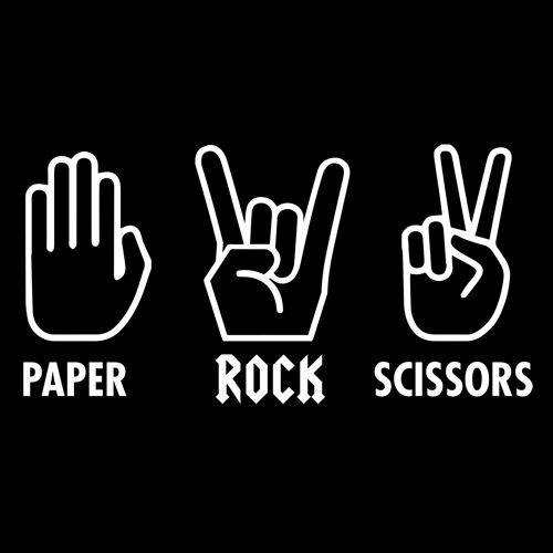 Paper Rock Scissors Sign Language T-Shirts - Bad Idea T-shirts
