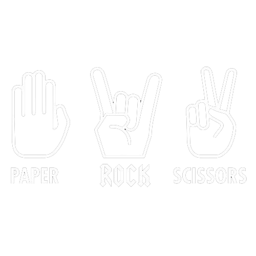 Paper Rock Scissors Sign Language T-Shirts 