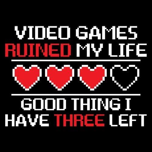Video Games Ruined My Life T-shirt - Bad Idea T-shirt