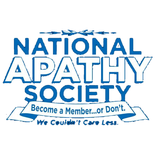 National Apathy Society Become A Member T-Shirt 