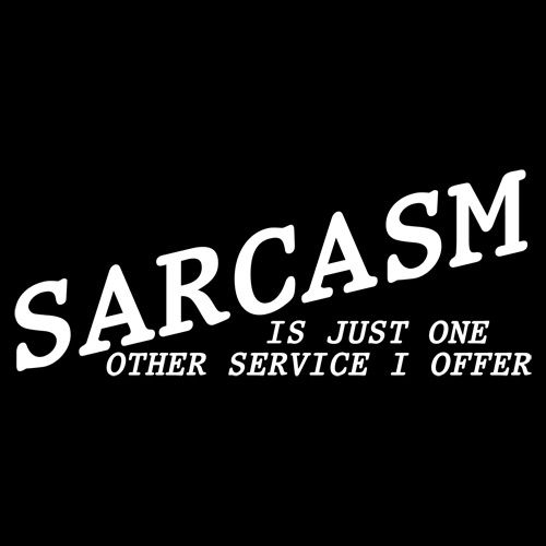 Sarcasm Is Just One Other Service I Offer - Roadkill T Shirts