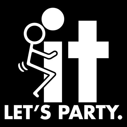 F-It Let's Party T-shirt | Graphic Tees by Bad Idea T-shirts