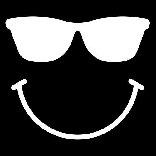 Sunglasses Smile Face Emoticon T-shirt | Graphic Tees