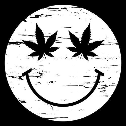 Weed Smile Face - Roadkill T Shirts