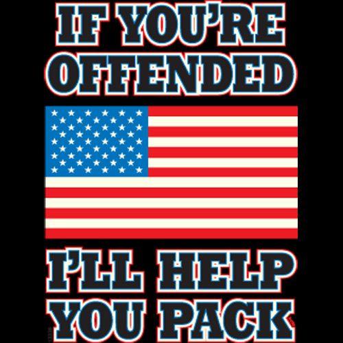 If You're Offended I'll Help You Pack T-Shirt - Bad Idea T-shirts